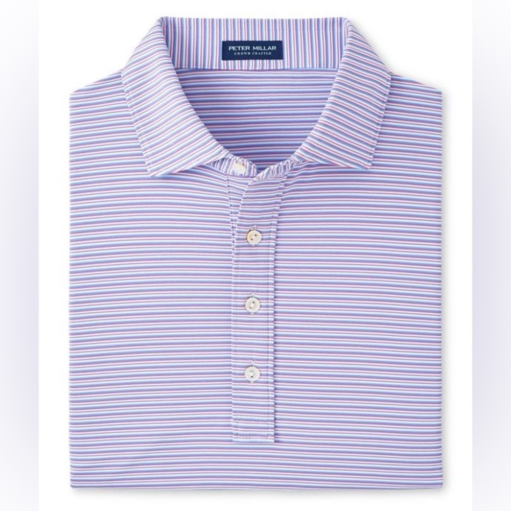 Peter Millar Men's Alto Striped Performance Polo